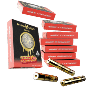 Cherry Grapefruit Muha Meds Cart 1000MG | Sativa