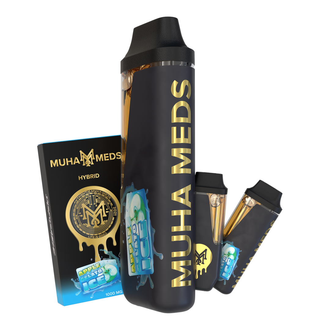 Apple Gelato Ice Muha Meds Disposable 2000MG | Hybrid
