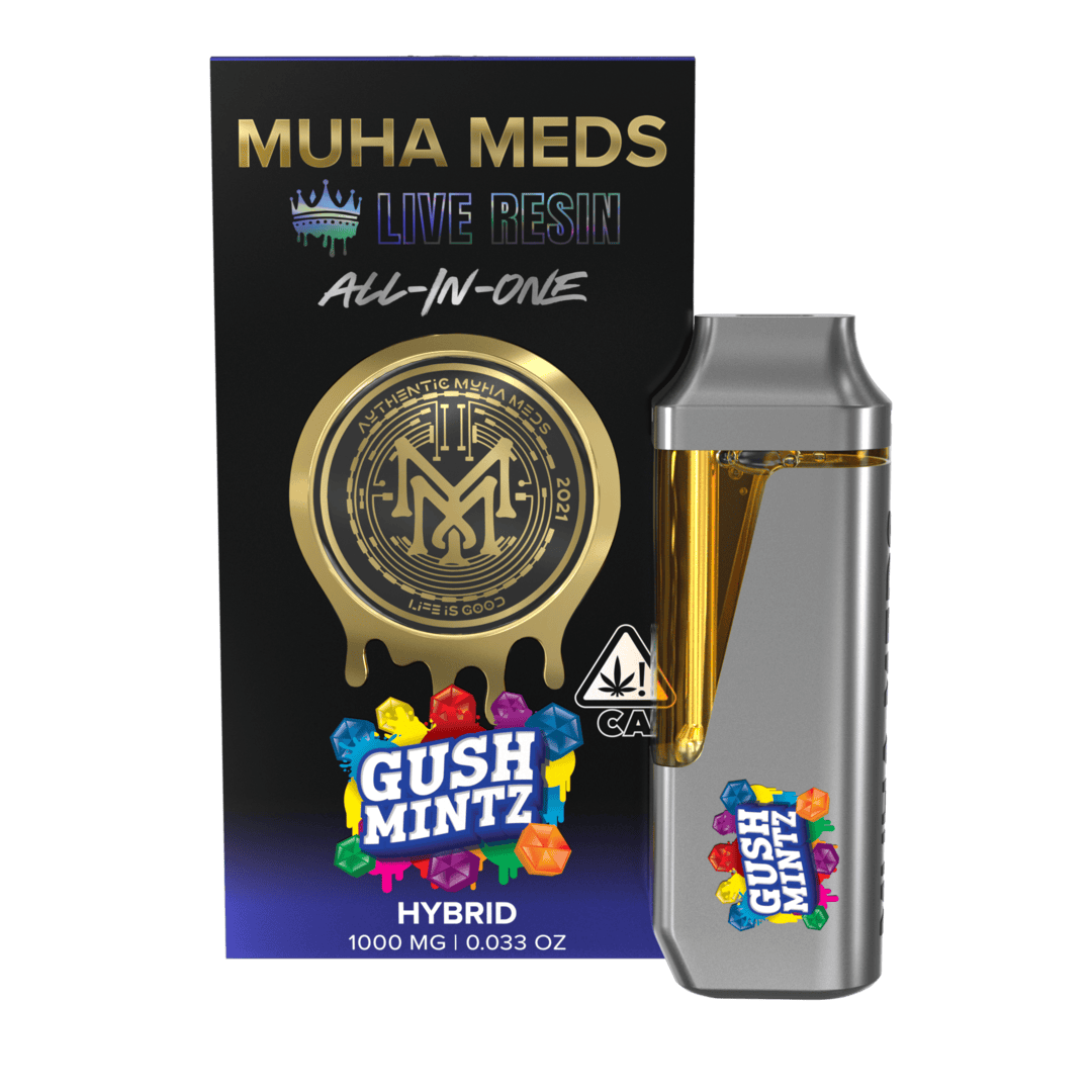 Gush Mints Muha Meds Disposable Live Resin | Hybrid