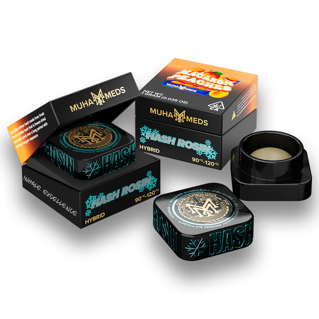 Macaron Peaches Muha Meds Hash Rosin | Hybrid