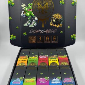 Muha Meds 2G Disposable St Patrick’s Wholesale Edition – 100 Units per Box